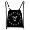 shadowhunters / Supernatural Drawstring Bag Cool Men Daypack Travel Bag Pequena Mochila Praia Bolsa Meninos Sapatos Bolsa U1xq #