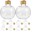 Vases Light Bulb Cups Christmas Spherical Bottle Decorations Outdoor Convenient Juice Bottles