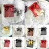 10pcs Jewelry Packaging Bag Mesh Organza Drawstring Bowknot Pearl Yarn Bags Wedding Candy Gifts Storage Bag Pouches New Fi X04Z#