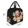 Kawaii Lankybox isolerade lunchpåsar Hög kapacitet Carto Lunch Ctayer Cooler Bag Tote Lunch Box Beach Outdoor Bento Pouch Z6wx#