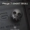 ツールTi Ghost Skull EDC Knife Beadsキーチェーンロープペンダントキャンプツール