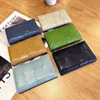 custom Initials Lg Wallet Woman Knitting Sheep Skin Fi Genuine Leather Card Holder Luxury Woven Large Capacity Coin Purse l7pP#