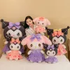 Juguetes de peluche de 35cm, muñeco lindo Kuromi, animales de peluche, juguete para regalo de peluche con melodía para decoración del hogar para niños