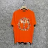 Mir Mens t Shirt Designer Clothes Summer Women Tshirt Color Applique Wreath Print Short Sleeve Cotton Garment Versatile Hip Hop Loose Apparel P9YE