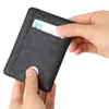 new RFID Blocking Men's Leather Wallet Slim Credit Card Holder Busin Male Portable Mini Travel Purse For Man r2tT#