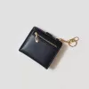 Myntväska PU Kvinnor Purses Short Thin Small Wallet Chic Metal Butt Ladies äkta läderkort Holder Wallet KeyChain X94G#