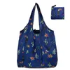 12pcs Shop Bag Reusable Foldable Portable Handbag Supermarket Beach Toy Storage Bags Shoulder Travel Grocery Bag b5x8#
