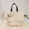 N-Woven Shop Bag Eco сумка с большой емкостью портативную пакет для хранения фр. Птичья принцип.