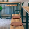 Capas de cadeira assento de madeira acessórios de almofada de madeira redonda suprimentos de madeira substituição de reparo de barra