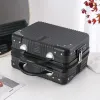 15 -Zoll -Multifunktions -Kosmetikkoffer für Reisehandbeutel Lagen tragbare Toilettenartikel Organizer Make -up -Tasche Koffer J6x9#