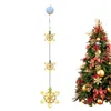 Strings Christmas Star Window Lights LED Hang Decor Battery Operated Decorations For