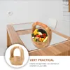 Dinnerware Sets Wooden Handle Basket Storage Root Wood Cake Box Container Bin With Handles For Produce Vegetables Pasta