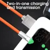 120W 6A Fast Charging Phone Cables USB A To C Liquid Silicone Charger Cord Heavy-Duty USB C Data Wire for Samsung Z Filp 5