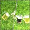 Wine Glasses 10 Pcs Micro Landscape Ornament Mini Fridge Accessories Decorations Resin Child