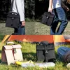 8L 12 burkar Collapsible Cooler Lunch Bag med remsäckväska för öl Big Isolated Meal Ctain Picknickväska för män Kvinnor 18MP#