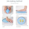 Baby Souvenirs Safe born Hand Foot Print Baby Handprint Footprint Mud Maker Keepsake Soft Clay Baby items for boms Gift 240326