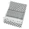 Masculino religioso árabe keffiyeh lenço jacquard padrão cachecol adulto unisex multi-purpose cabeça envoltório ciclismo lenço à prova de poeira 240323