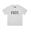 Fearofgd Season 7 Fg7c American Washing Main Line Fashion Brand Loose High Street Short Sleeve T-shirt Men Fog