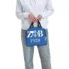 Zeta Phi Beta Izolowane torby na lunch do szkoły Ramiona chłodnica termiczna jedzenie pudełko na lunch Kobiety dla dzieci torby piknikowe M891#
