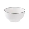 Plates White Dinnerware Set Porcelain Spoon Bowl Plate For Home Use Everyday