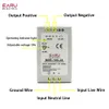 AC100-240V Eingang Mini DIN Rail Switch Netzteilspannungstransformator MDR-10W 20W 40W 60W 100W DC 5V 12V 15V 24 V 36V 48 V Ausgang