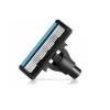 Control 4pcs original xiaomi mijia Men Razor shaver head made by German importing Shaving head Magnetic Replace the Clip kit