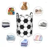 Sacs à linge panier pliant motif Football vêtements sales seau de rangement garde-robe vêtements organisateur panier