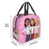 Bolsa de almuerzo de aislamiento de espíritu gratis para mujeres para mujeres Reutilizables Coolter Termal Lunch Box Work School Picnic Ctainer Bolsas B4KT#