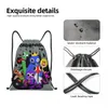 Cute Rainbows Amigo Jogar Gamer Cordão Mochila Mulheres Homens Ginásio Esporte Sackpack Dobrável Shop Bag Sack D3u7 #