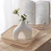 Jarrones estilo florero moderno de cerámica para decoración del hogar forma Irregular flor planta mesa centro de mesa decoración única