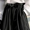 Pantaloni da uomo INCERUN Uomo Casual Stampa Elastico In Vita Jogging Pantaloni Coreani Streetwear 2024 Allentato Moda Maschile Lungo S-5XL