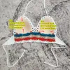 Szydełkowe bikini projektant strojów kąpielowych plaża pokrywka luksusowe stroje kąpielowe Wang bikini seksowne mundury damskie bikini zestaw damskich bikini trójkąt stroje kąpielowe kąpiel ubrania