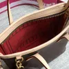 Spegelkvalitet axelpåsar på väskan shopping jacquard bred rem kanvas lädermynt handväska crossbody handväska 24 cm levereras med original lådförpackning l364