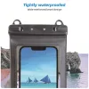 Waterdichte telefoonhoes zwemtassen Waterdichte tas mobiele telefoon zakje PV -cover voor iPhone 12 11 Pro Max 8 Huawei Xiaomi Redmi