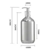 Liquid Soap Dispenser 1st flaskor PET Plast 300 ml Handdispensers Shampoo Dispens för kök toalett badrum