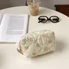 Makeup Bag Organizer Women Bag Luxury Floral Cosmetic Pouch Cott Fabric Portable toalettbagage Necerie Pen Storage O6pi#