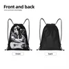 Personalizado Viktor Tsoi Guitarra Drawstring Bags para Loja Yoga Mochilas Mulheres Homens Rusian Rock Kino Sports Gym Sackpack t8Zy #