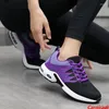 Chaussures décontractées d'automne, baskets souples confortables de haute qualité pour femmes, tissage volant, chaussures de Fitness antidérapantes à absorbeur pour dames