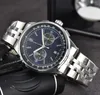 Luxury designer men watch NAVITIMER montre endurance pro avenger mens watches high quality reloj 44mm rubber strap chronograph 1884 wristwatches rubber #3573