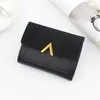 Женский кошелек Retro v Shape Shape Trend Trend Small Fi Swork Moin Swork Bag Card Bag 96NV#