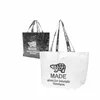 pp Woven Shop Bag Cute Animal Pattern Shoulder Bag Reusable Waterproof Totes Portable Handbag For Travel Grocery j2rw#