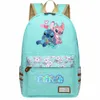 New Stitch Kawaii Boy Girl Kids School Book Bags Mulheres Bagpack Adolescentes Schoolbags Canvas Travel Laptop Backpack 32tC #