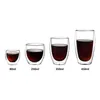 Şarap bardakları ısıya dayanıklı bardaklar borosilikat cam çift duvar dip el yapımı bira espresso kahve kupa set viski içecek eşyası