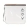 収納ボックス1/4PCS透明な旅行使用TSA承認済み化粧品袋防水荷物メイクアップ液体漏れ式再封結EVAトイレトリー