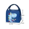 Kartoisolerad Bento Box Thermal Påsar för lunch Picknickmat förvaring Pouch Women Kids Lunchbox Cooler Bag Bolsas de Almuerzo G9ca#