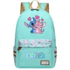 New Stitch Kawaii Boy Girl Kids School Book Bags Mulheres Bagpack Adolescentes Schoolbags Canvas Travel Laptop Backpack 32tC #