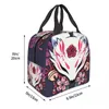 Personnalisé Fox Spirit Kitsune Sac à lunch Refroidisseur thermique Boîte à lunch isolée pour femmes Enfants Travail scolaire Pique-nique Fourre-tout Ctainer X6V5 #