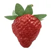 Party Decoration Artificial Plastic Strawberry Fruit Home Wedding Fake Display For Kitchen Foods Decor Prop Ornament