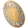 Clocks Accessories High-quality Brand Dial Face Clock Not Fade Vintage Aluminium Widely Used Flat Profile