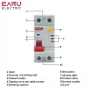 2P 220V AFDD 63 AFCI Arc Fault Protector Device RCBD Circuit Breaker Interrupted Overload Earth Leakage Short Circuit Protection